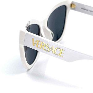 Sale! Versace White Model Cat Eye Women's Sunglasses!